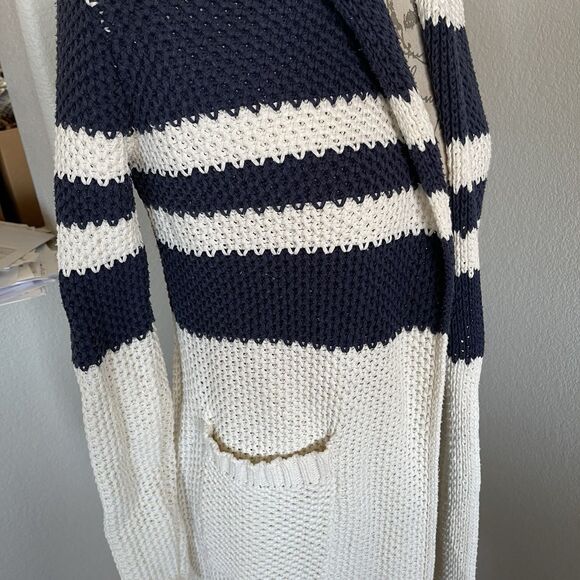 Chaser Womens Cardigan Sz Small Open Sweater Grandmacore Minimalist Coastal - Picture 6 of 10
